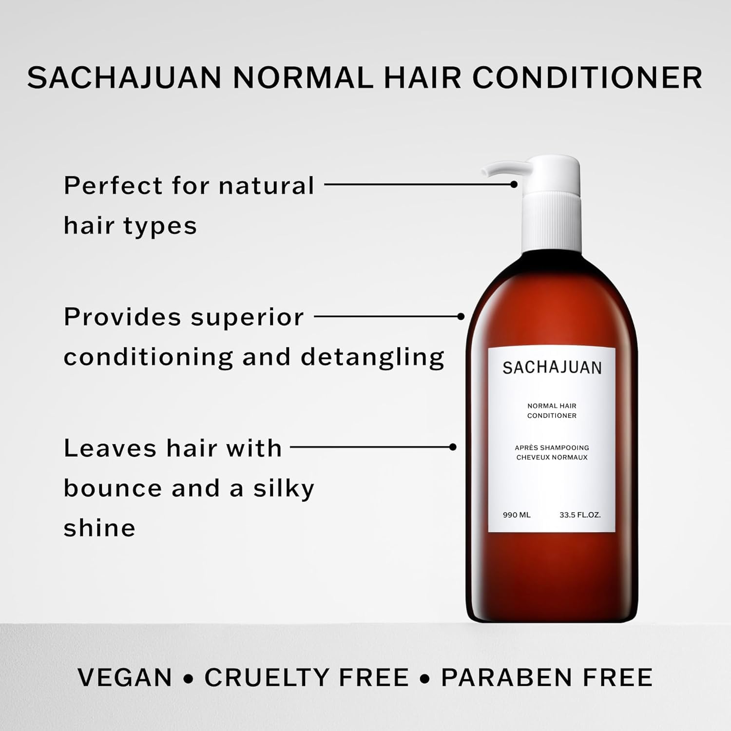 SACHAJUAN Acondicionador normal para el cabello, 990 ml