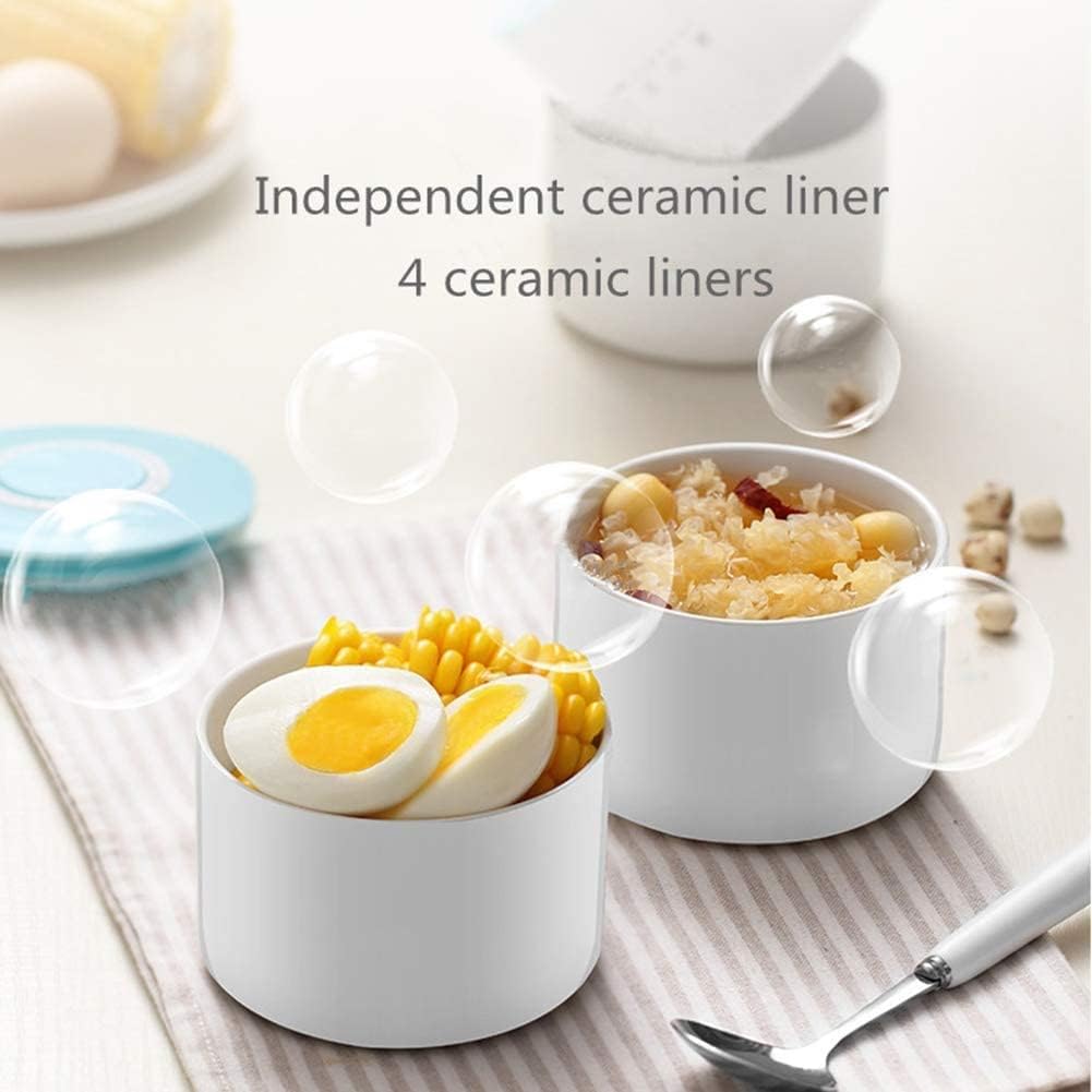 Smart Electric Lunch Box Small Rice Cooker Layer Automatic Heating Ceramic Liner Touch Appointment Timing