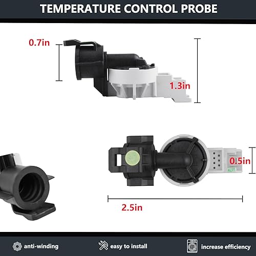 Miniatura 3 de A00055408 Sensor de control de presión del lavavajillas A00055401 Interruptor de presión del lavavajillas A00055406 reemplazo libre de un año
