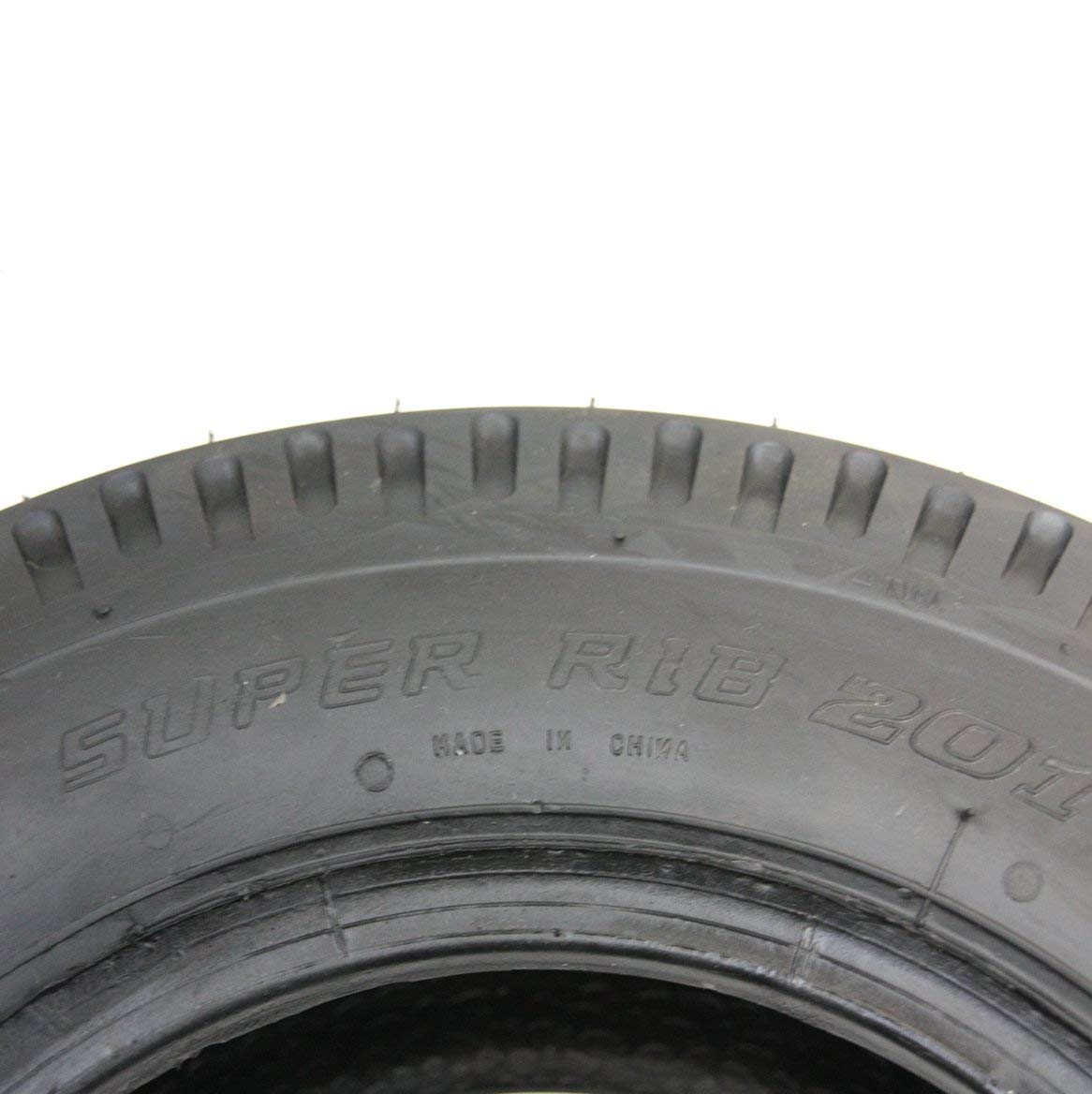 Parnells 5.00-10 Trailer Neumáticos, 4 Capas, Alta Velocidad, Legal 437kgs 500x10 79N - Set de 2