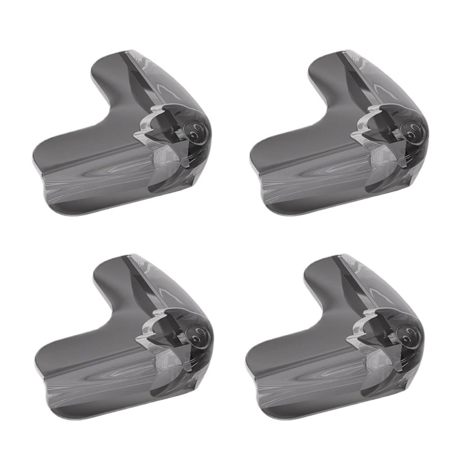 Songmiky 4Pcs Anti-Collision Corner Cartoon Pig Gray Transparent Self-Adhesive Baby Safety Invisible All-Inclusive Protection
