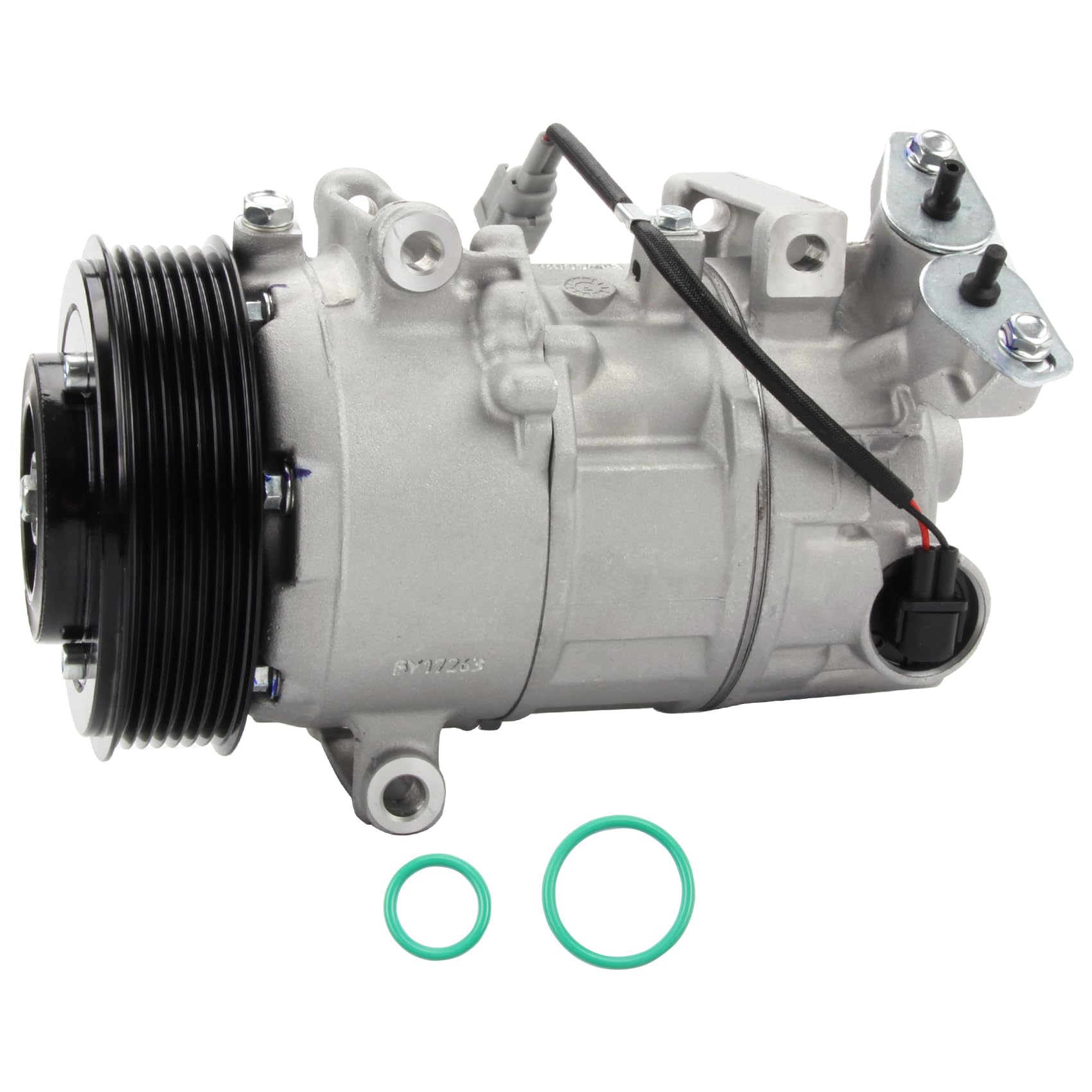 DOCAS Compresor de aire acondicionado 8200956574 compatible para Renault Grand Scénic III JZ0/1 Megane CC EZ0/1 Megane III Scénic III 1.9 dCi 2.0 TCe 2008-2020
