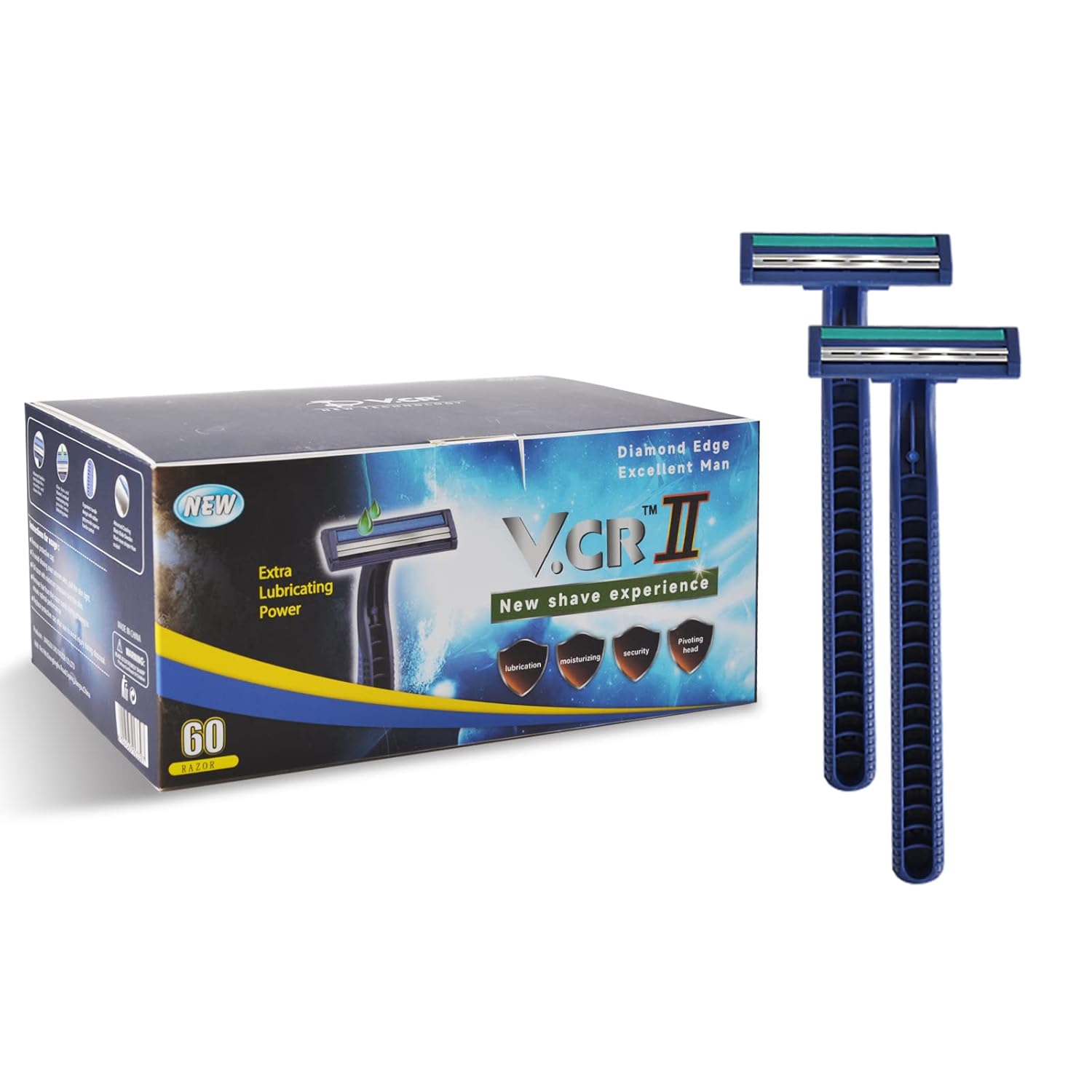 V.CR Brand Disposable Razors, Shaving Razors,Twin blades