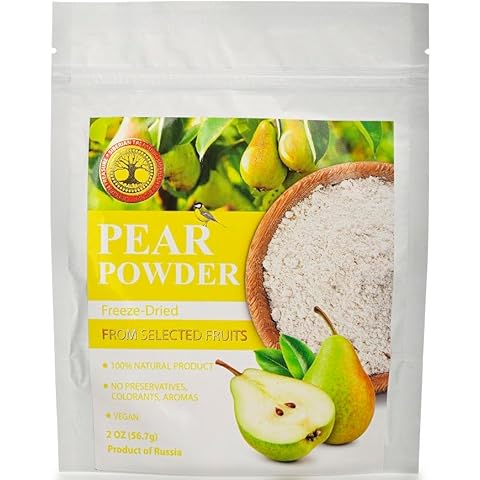 Pear Freeze-Dried Powder – 2 Oz – Natural Pear Powder, No added sugar, No GMOs Cover