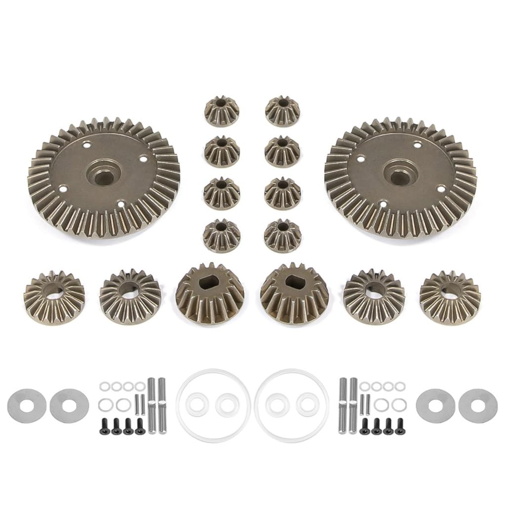 GMBYLBY Upgrade Car Differential Gear 39T Model Vehicle Part Modified For XV02 TT02 MB01 BT01