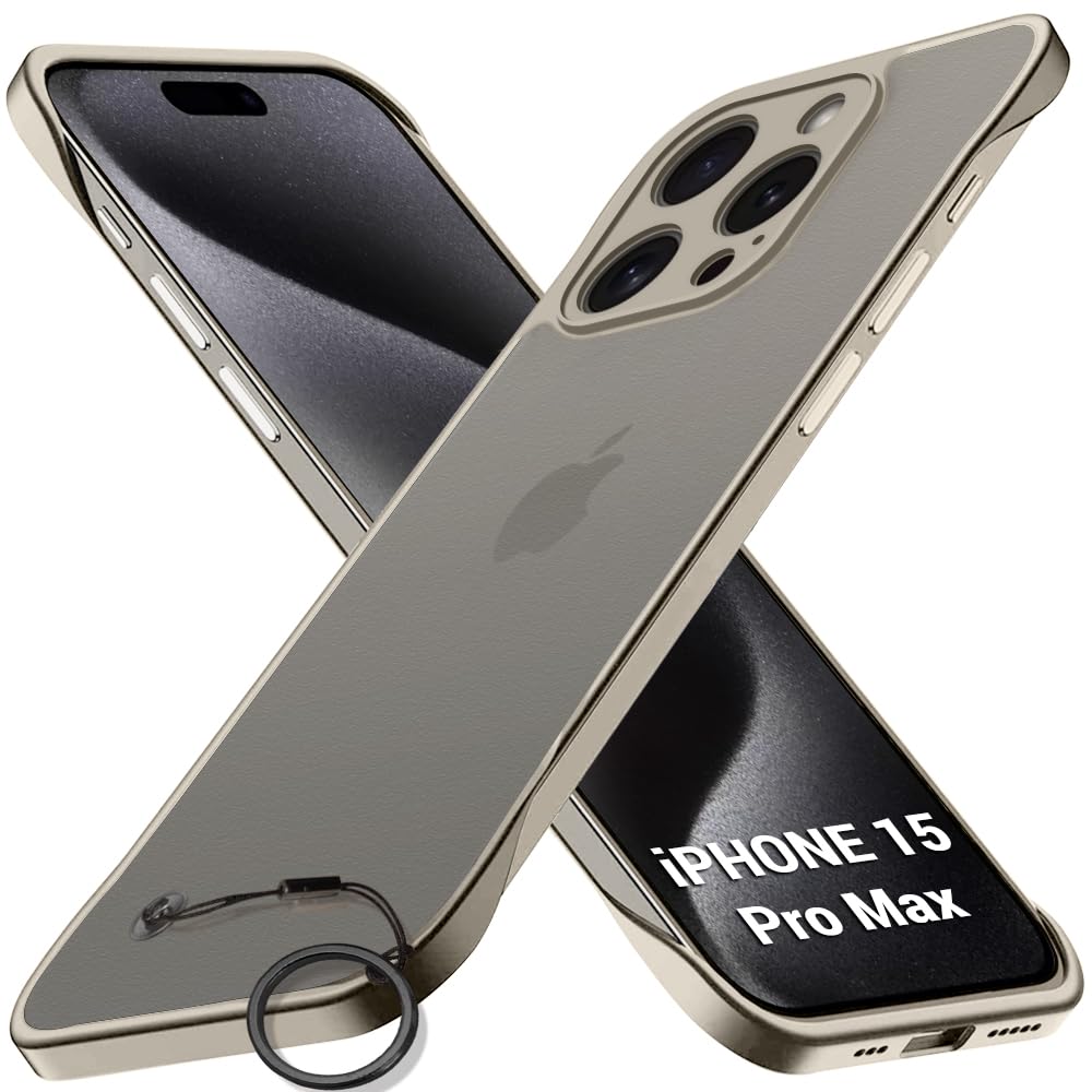 TheGiftKart Hybrid Ultimate Slim Back Case Cover for iPhone 17 | Lightweight Profile | Frosted Matte Translucent Hard Back Case Cover for iPhone 17 (PC & TPU, Black Sides) — Amazon image 12