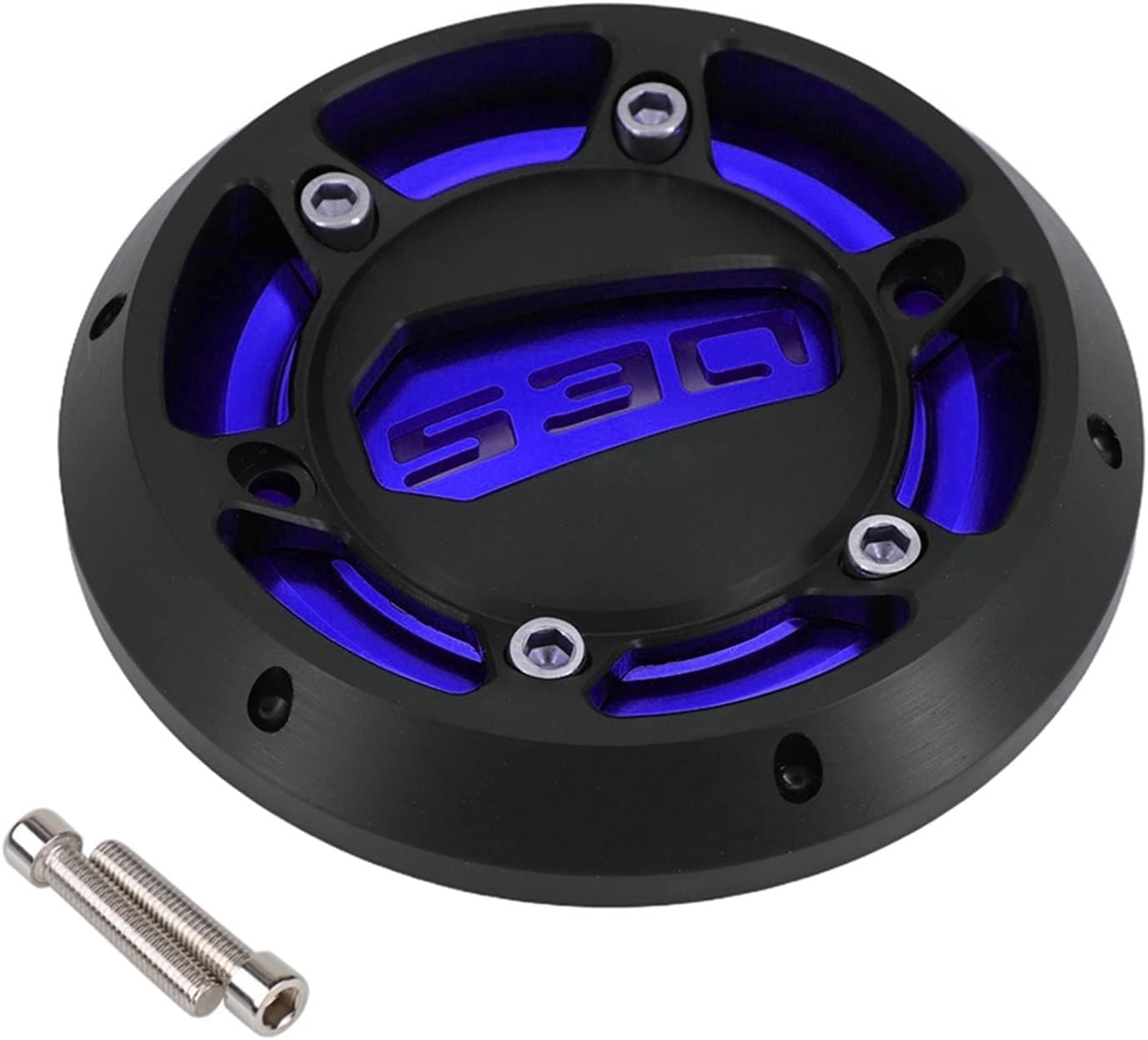 Motorcycle Engine Stator Cover CNC Engine Protective Cover Protector FIT For Yamaha T-MAX 530 2012-2015 TMAX 500 2008-2013 2014 2015 (Size : Blue)