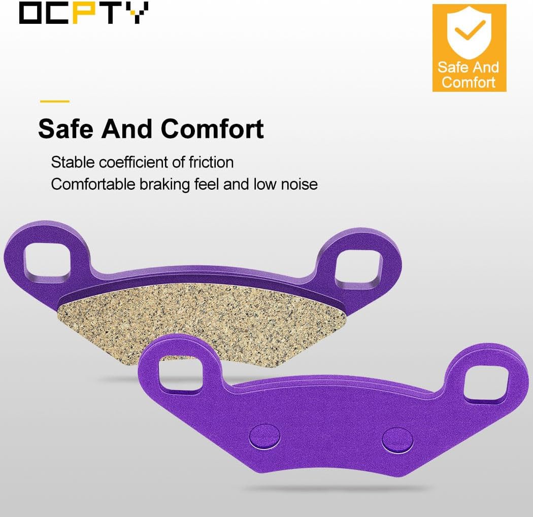 OCPTY Carbon Fiber Brake Pads for Polaris Predator 500 2003-2007