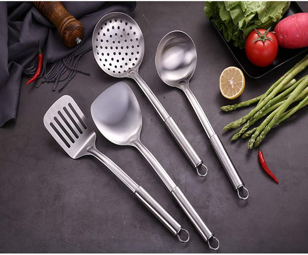 Kochutensilien, Chef Küchenutensilien, 7-teiliges Kochutensilien-Set, antihaftbeschichtet, beste aus Edelstahl, nützliches Zubehör for Töpfe und Pfannen Küche