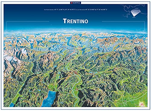 Cartina n. 375. Trentino. Ediz. multilingue: Plano in der Rolle