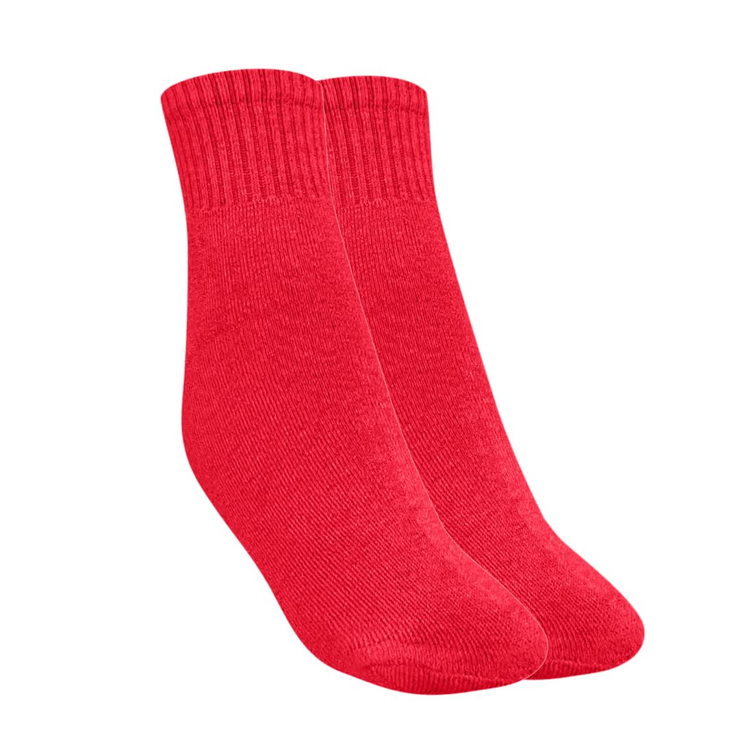 mukhaksh (Pack of 1 Pair Men red Woolen Winter Warm Cotton Ankle Socks Low Cut Socks-picture-35