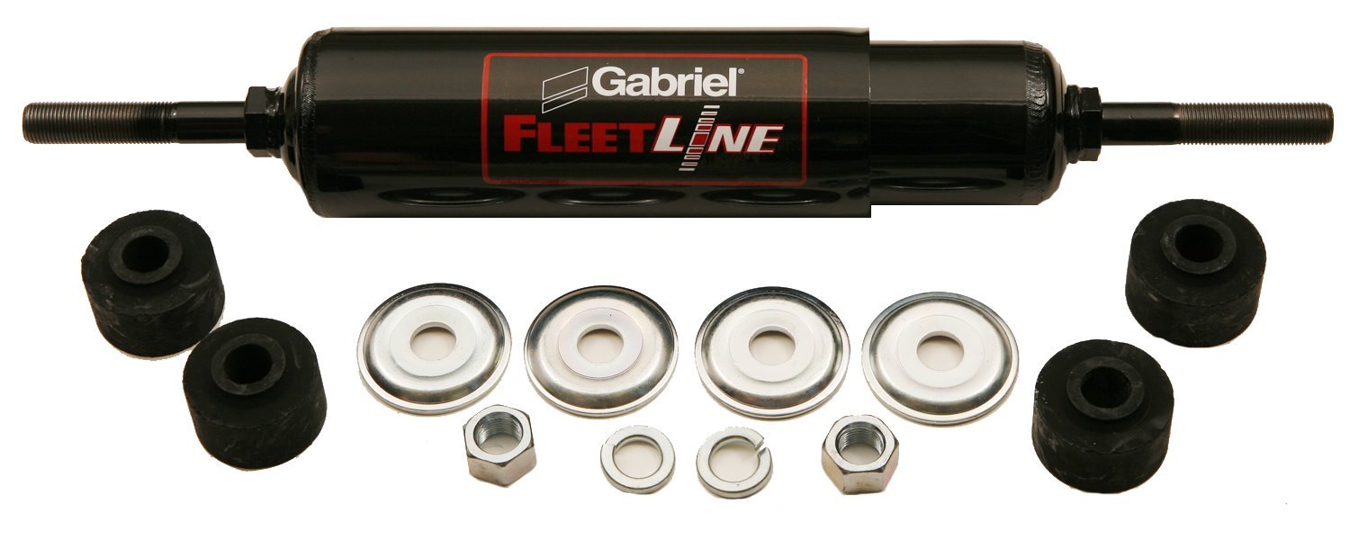 Gabriel 85902 FleetLine HD Truck Rear Shocks Fits Kenworth C500, K100, K300, T, W Series w/Air Glide 200 46,000 lb Suspension Truck &amp; Tractor Class 7-8 OEM# 665906, 665945, 665950