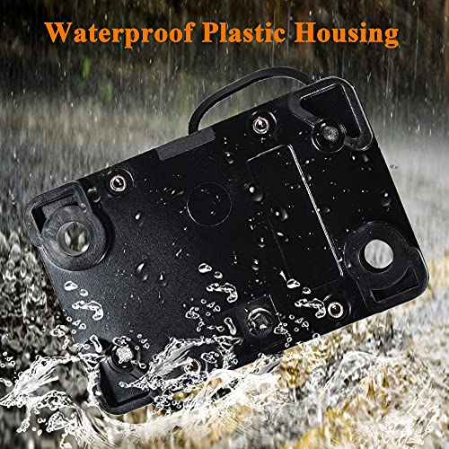 Oyviny 60 Amp Circuit Breaker For Overload Protection 12-48V Dc, Waterproof Surface Mount Marine Breaker #TOP5