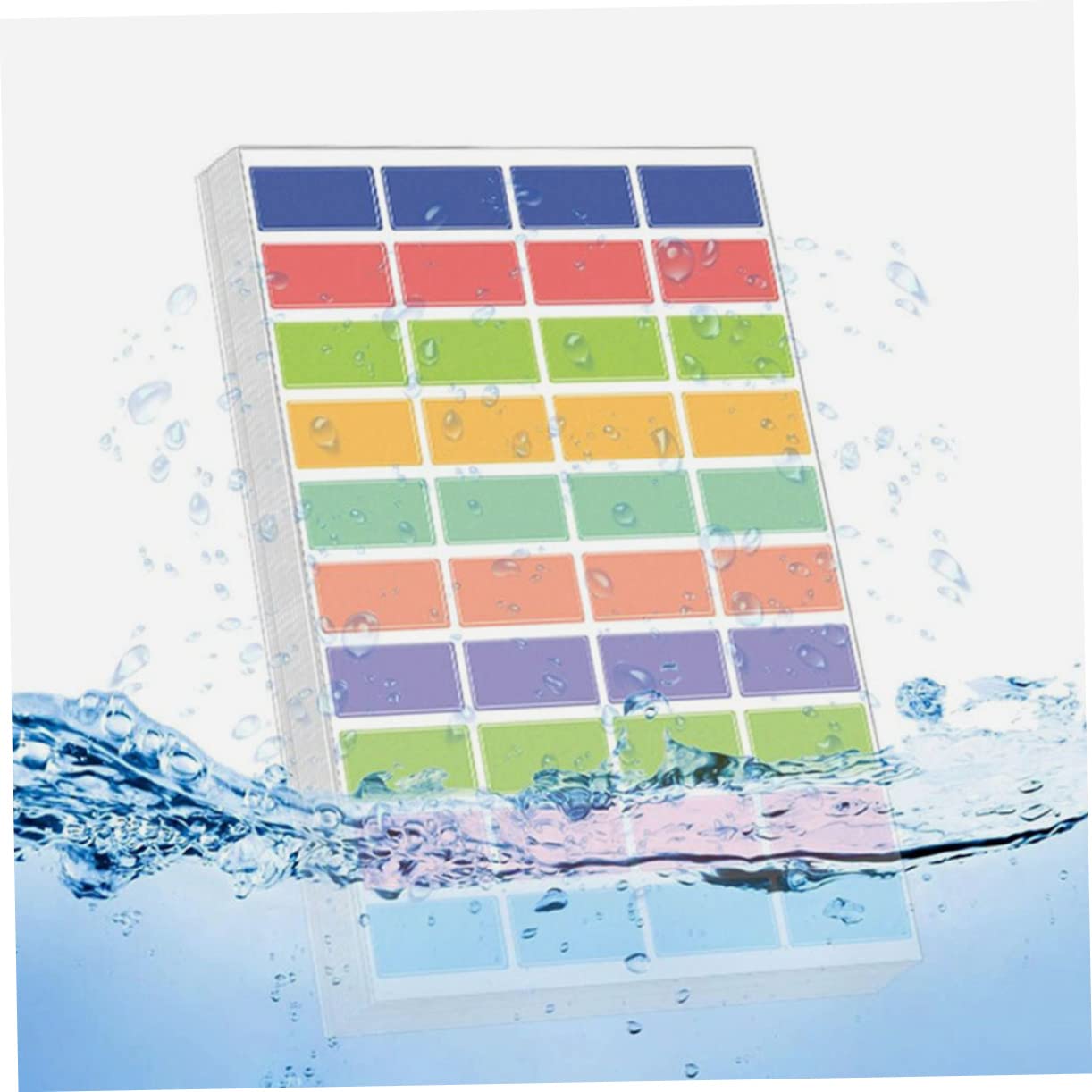 MAGICLULU 60fogli Etichette Adesive Colorate e Rimovibili Per Classificazione Per Casa Ufficio e Scuola Facili Da Applicare e Rimuovere Senza Residui