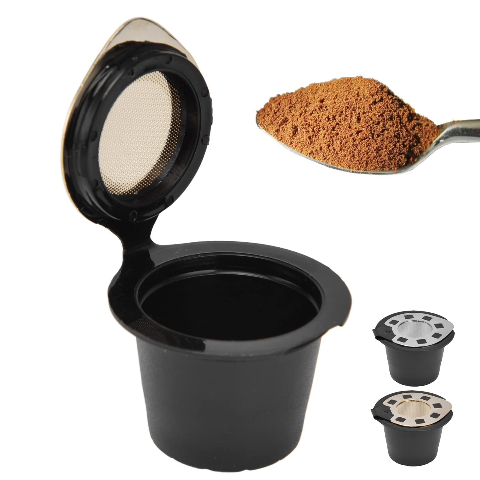 304 Capsule di caffè in acciaio inossidabile riutilizzabile ricaricabile compatiable con macchina per capsule di caffè