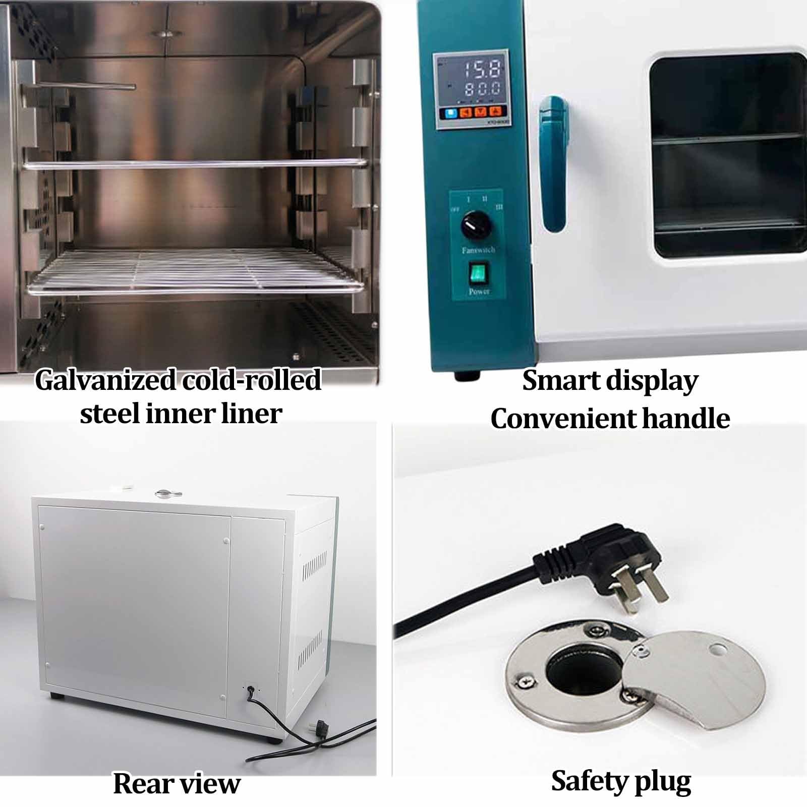 Forno di asciugatura a convezione forzata da laboratorio,