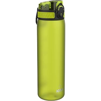 Ion8 Drinking Bottle Spout-proof One-handed opening Safe locking Dishwasher-proof BPA-free carrying handle Folding lid Easy to clean Climate-neutral soft pink