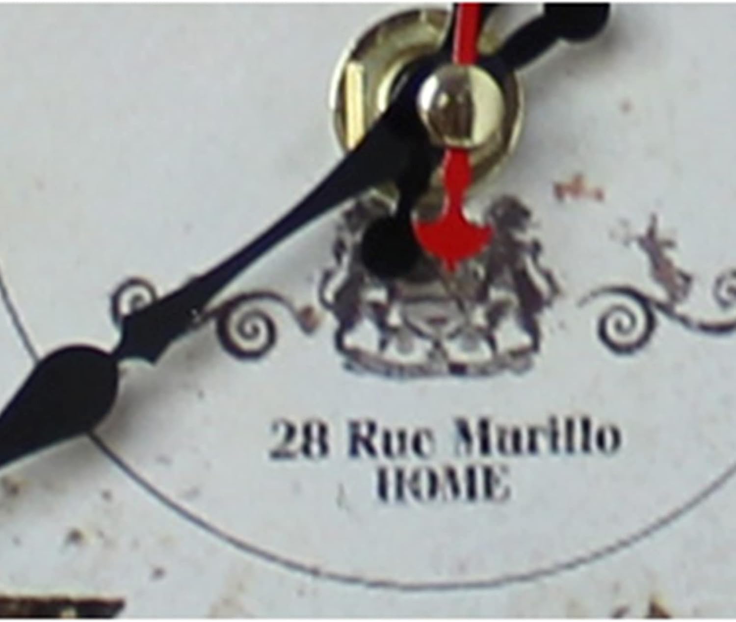 Wall Clock, Wall Timer, Retro Double Side Rotating Outdoor Clocks Iron Metal Silent Quiet Grand, 360 Degree Rotation Mount Clock for Indoors/Outdoors Decor