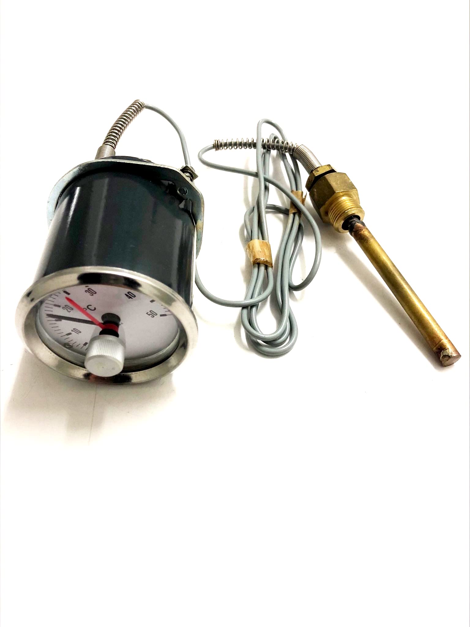 Termometro con Contatto Elettrico STLM ø60 Capillare 1,5 metri 0÷50°C
