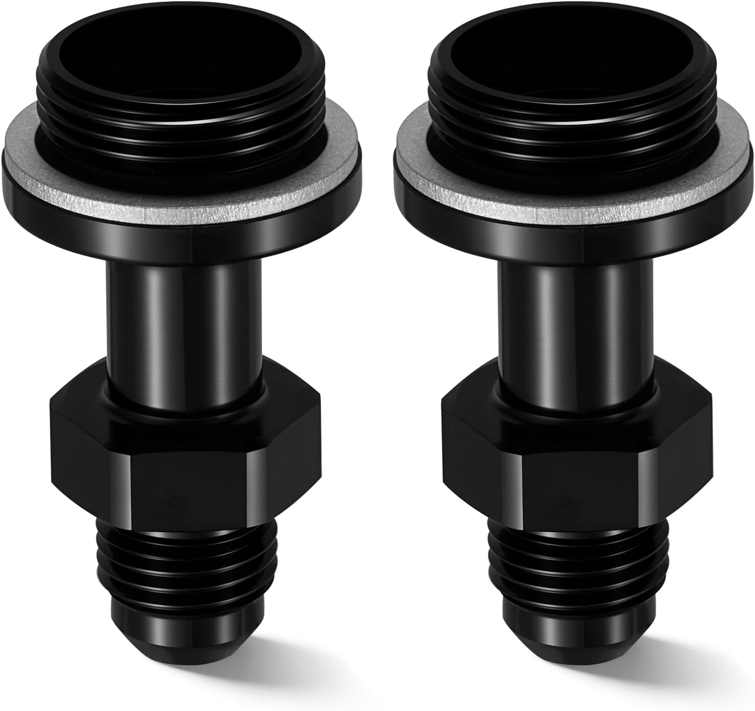 EVIL ENERGY 6AN Male Flare to 7/8-20 Carb Carburetor Inlet Fitting Adapter 2PCS