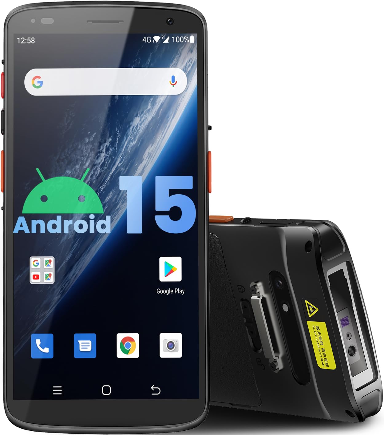 Android 15 Barcode Scanner F2, 6 inch PDA with SE4710, IP67 Rugged Design