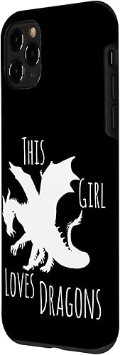 Miniatura 2 de Funda de regalo para iPhone 11 Pro This Girl Loves Dragons Cool Fantasy Mythical Criature