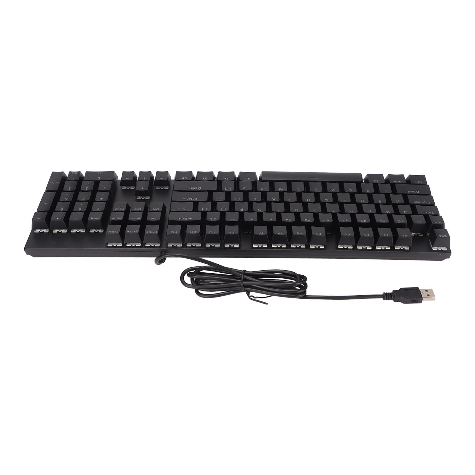 Amazon | 104 キーメカニカルゲーミングキーボード、ブルースイッチ