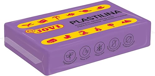Miniatura 3 de Jovi Plastilina Arcilla de modelado reutilizable y no secado barras de 1.75 oz, juego de 30, púrpura, perfecto para proyectos de arte y manualidades