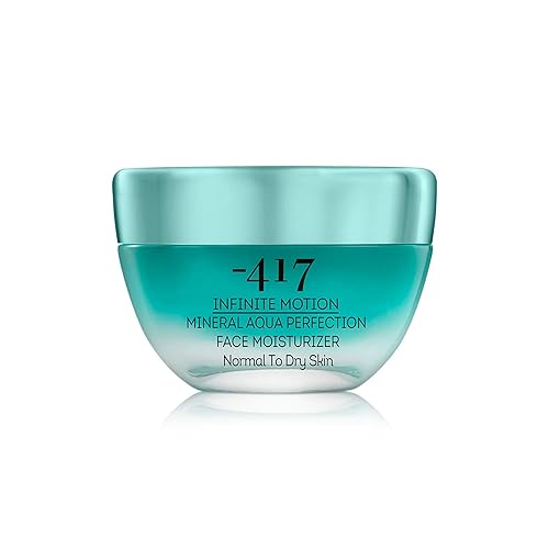 Miniatura 1 de -417 Dead Sea Cosmetics Mineral Aqua Face Moisturizer - Potente crema hidratante hidratante nutritiva - con aceite de semilla de jojoba, manteca de