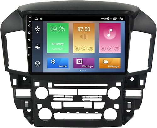 ADMLZQQ Para Lexus RX300 1997-2003 Android 11 unidad de cabeza de radio estéreo de coche de 9 pulgadas, pantalla táctil de navegación GPS, Carplay,
