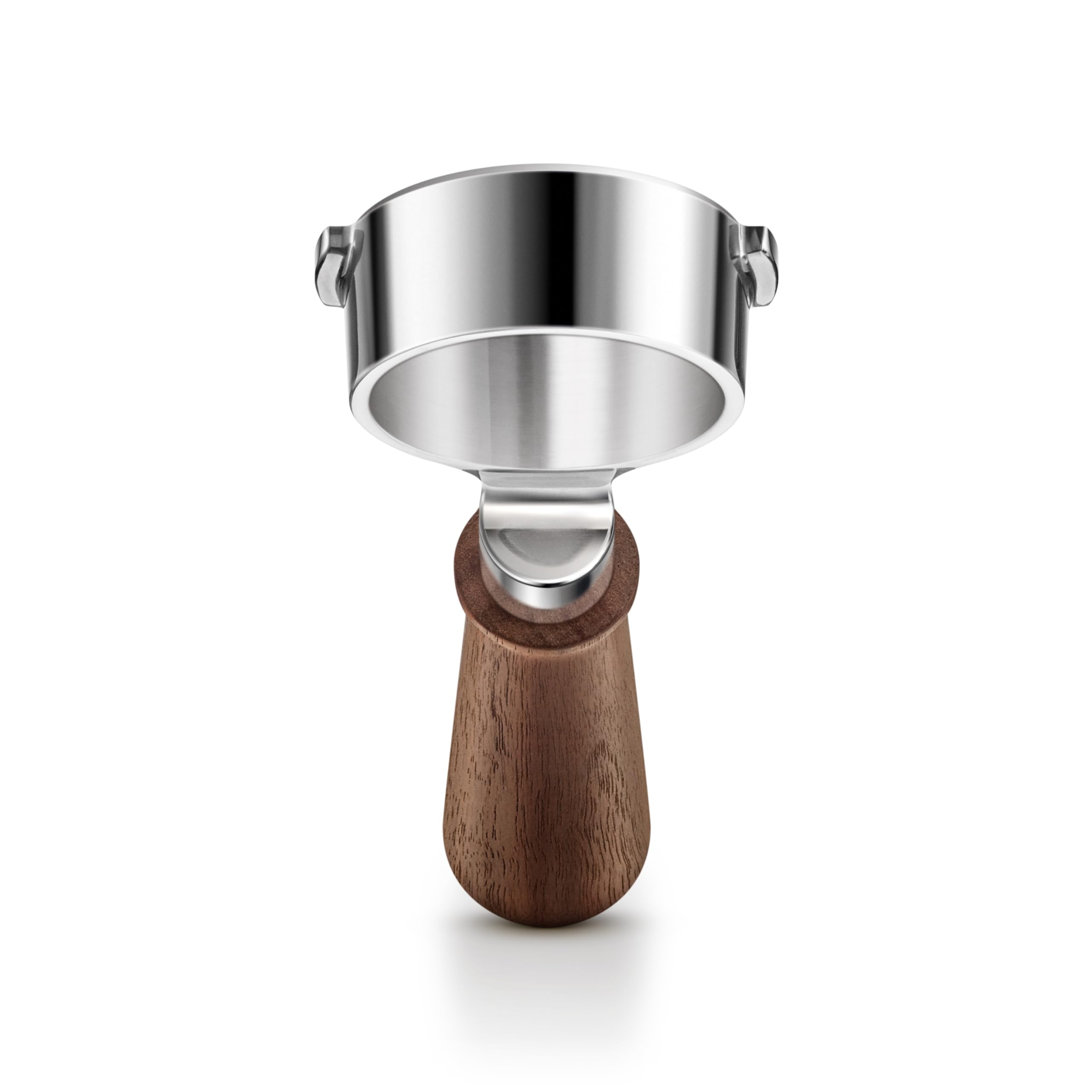 Sage The Naked Portafilter 58mm, Bodenloser, Premium-Walnuss