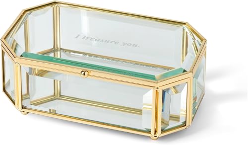 Kate Spade New York I Treasure You Clear Jewelry Box
