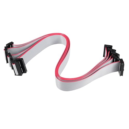 Miniatura 16 de uxcell IDC 16 pines conector plano cinta cable hembra longitud 11.8 in 0.079 in paso, 5 unids