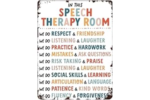 LYXDS Speech Therapist Speech Therapy Posters For Classroom Office Decor Speech Language Posters