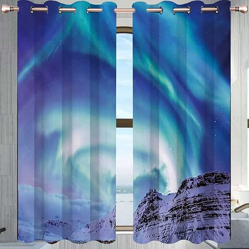 Miniatura 8 de Cortinas de girasol para Sala - Juego de 2 paneles de cortinas para dormitorio de niñas (72 x 85 pulgadas)