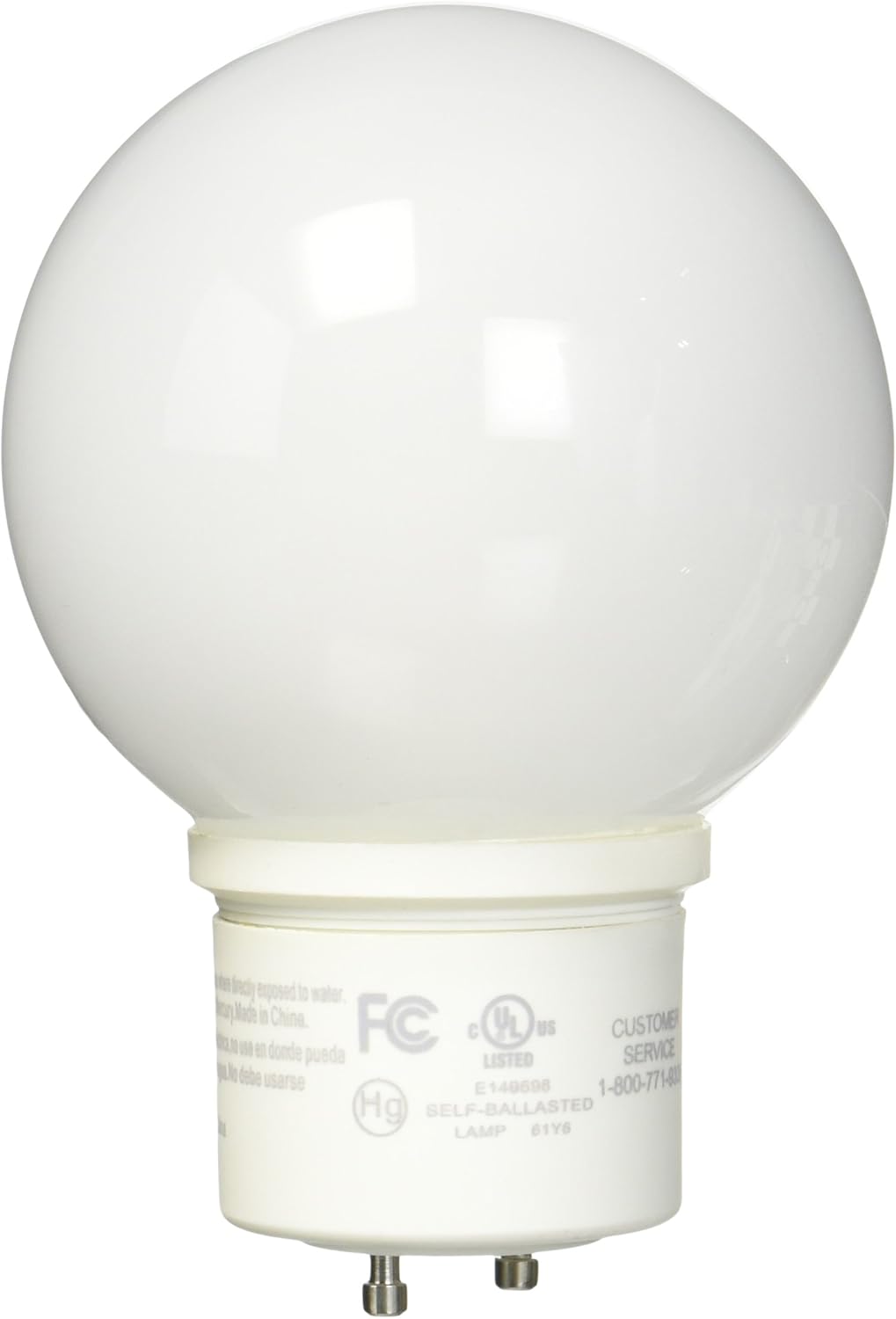 TCP 33119G30 Covered CFL Globe G30 75 Watt Equivalent (Only 19w used