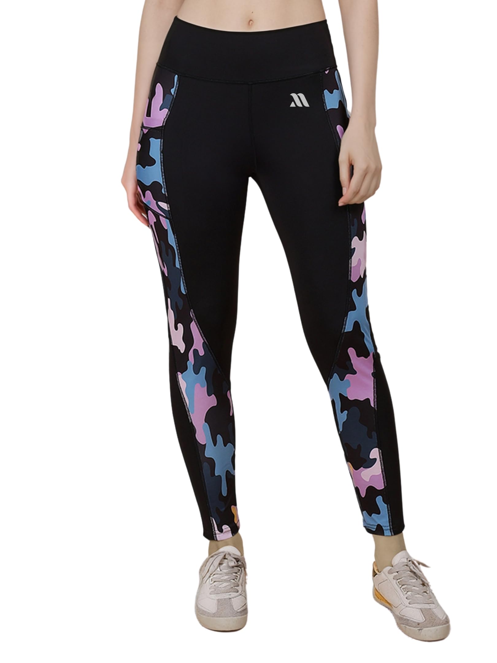Women Dry Fit Active Gym Leggings with Pocket, High Waisted Tummy Control Athletic Workout Yoga Track Pants-image-5
