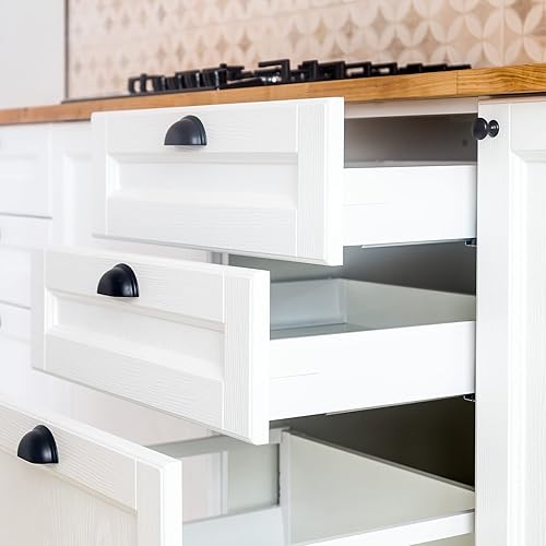 Miniatura 5 de Canomo Paquete de 100 cuñas de fijación para reparación de cajones de 90 grados, soporte de código de ángulo de plástico para muebles de cajón,