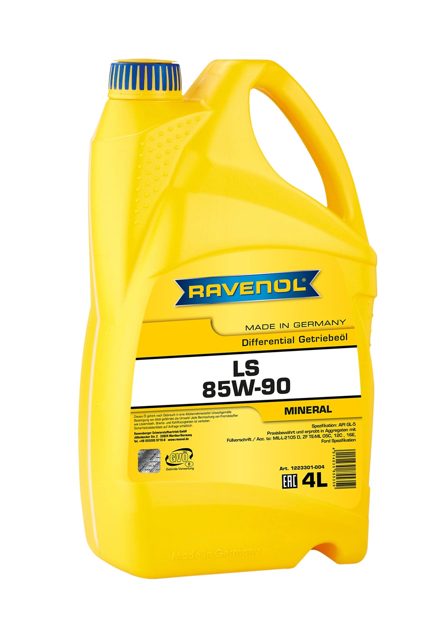 RAVENOL 1223301-004-01-999 Aceite transmisión eje 4L