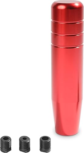 Miniatura 7 de YAKEFLY Pomos de palanca de cambios, pomo de palanca de cambios pesado con 3 adaptadores roscados, perilla de palanca de cambios de automóvil de