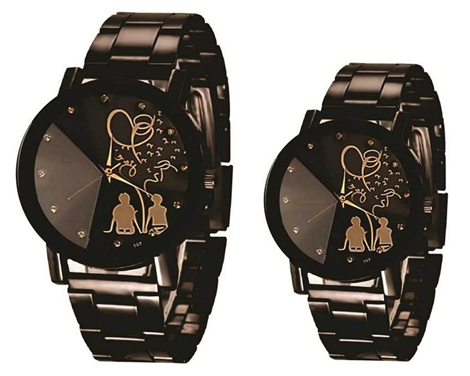 casera Steel Strap Analog Lover Watch Combo for Couple Pack of - 2 (B08QFZV2D9) Amazon Price History, Amazon Price Tracker