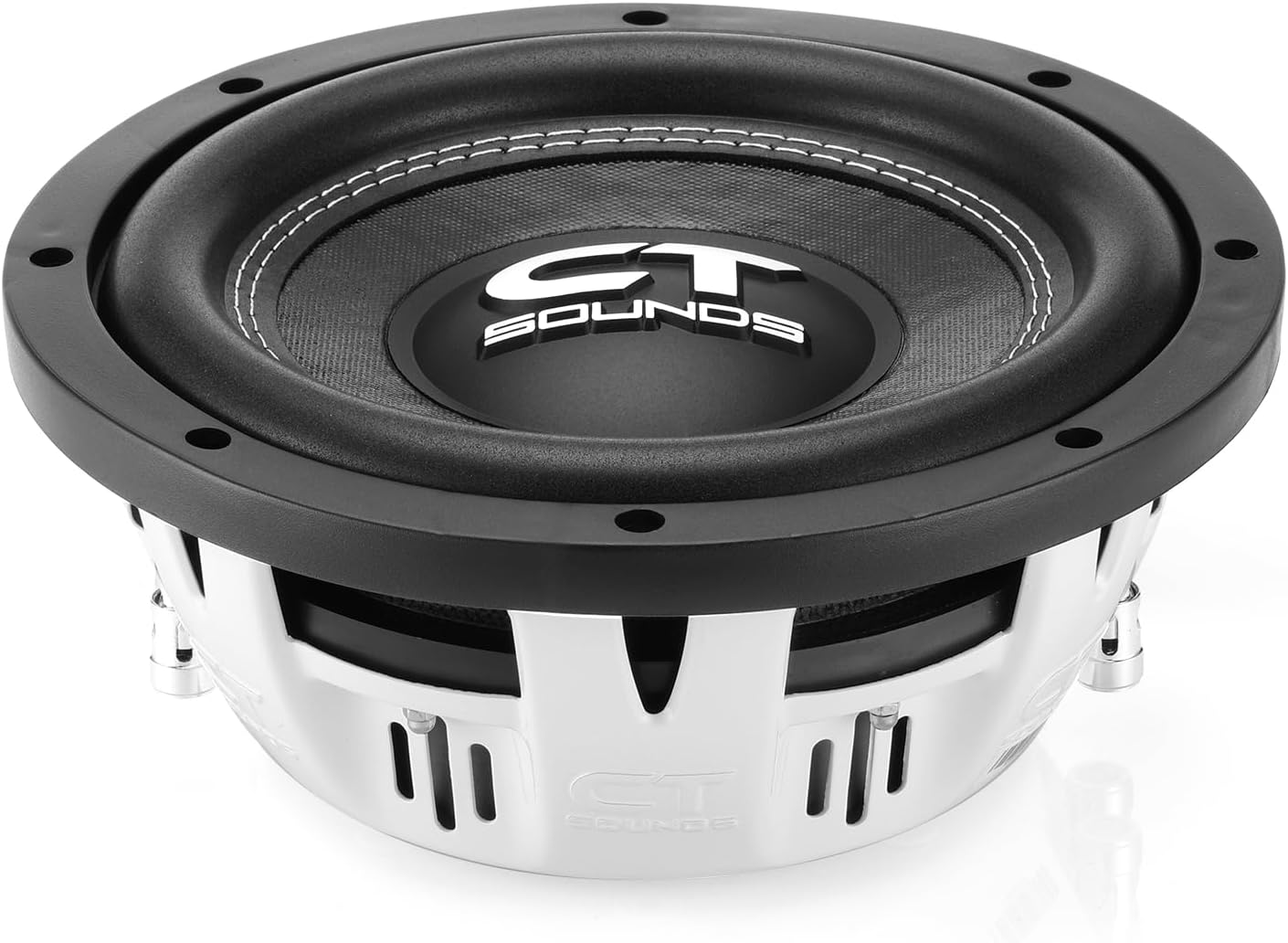 CT Sounds Hydro 8” Dual 4-Ohm 600-Watt Shallow Mount Car Subwoofer ...