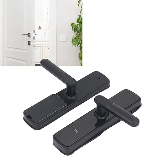 Miniatura 6 de Cerradura de puerta de entrada sin llave, cerradura automática de teclado electrónico con asa, cerradura de seguridad de puerta inteligente
