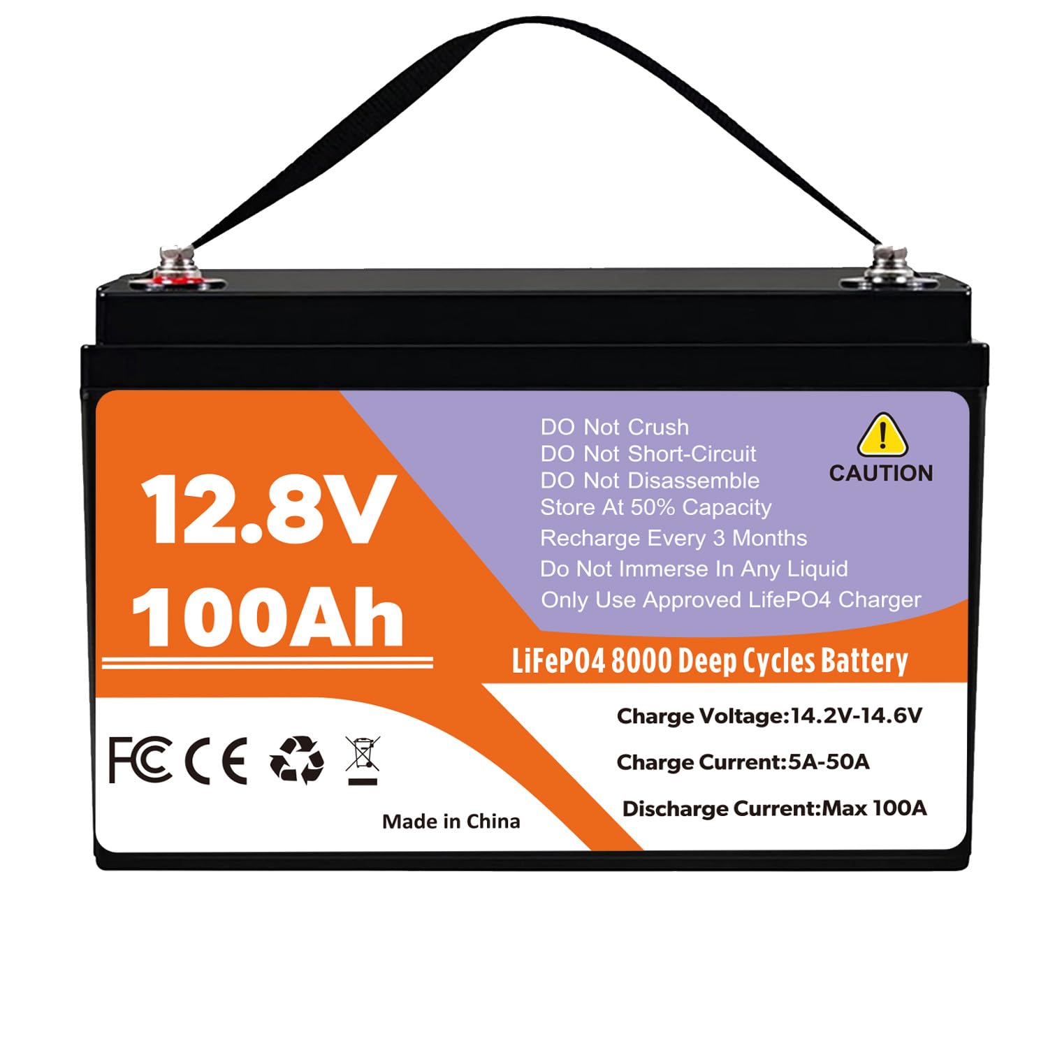 Amazon.com: 12V 100Ah LiFePO4 Lithium Battery Group 31