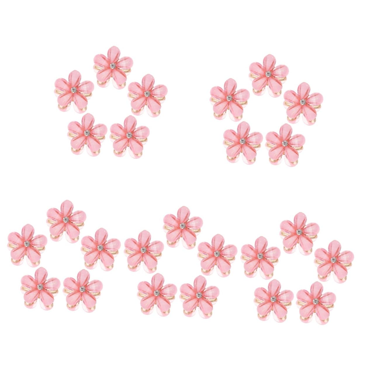 Didiseaon 100pezzi Mini Fermagli Per Clip Per Acconciature Accessori Decorativi Per e Ragazze Design