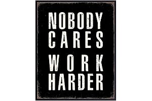 Rustic Masculine Wall Art: Motivational Framed Posters for Men