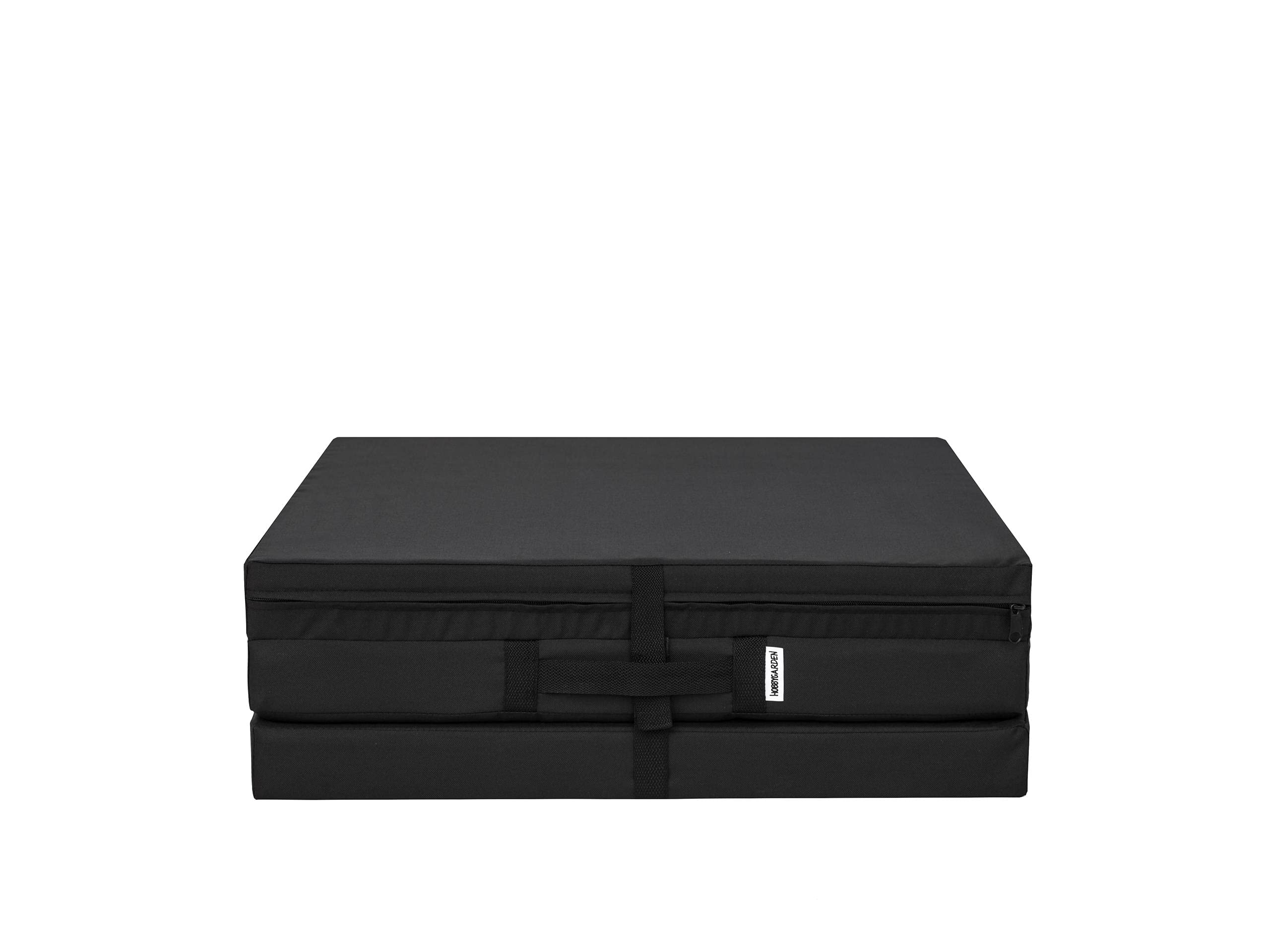 Matelas d'entraînement, matelas d'appoint, matelas de camping, matelas de chambre, matelas de plage, matelas pliant, 180 x 60 cm, noir