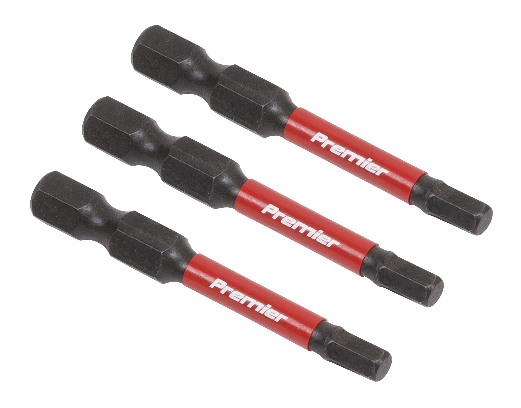 Sealey AK8237 Hex 4mm Impact Power Tool Bits 50mm - 3pc