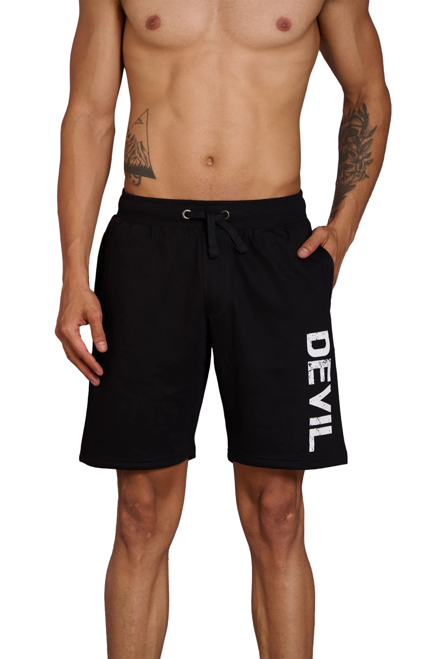 Go DevilMen/Boys Regular Fit Casual Cotton Stylish Shorts