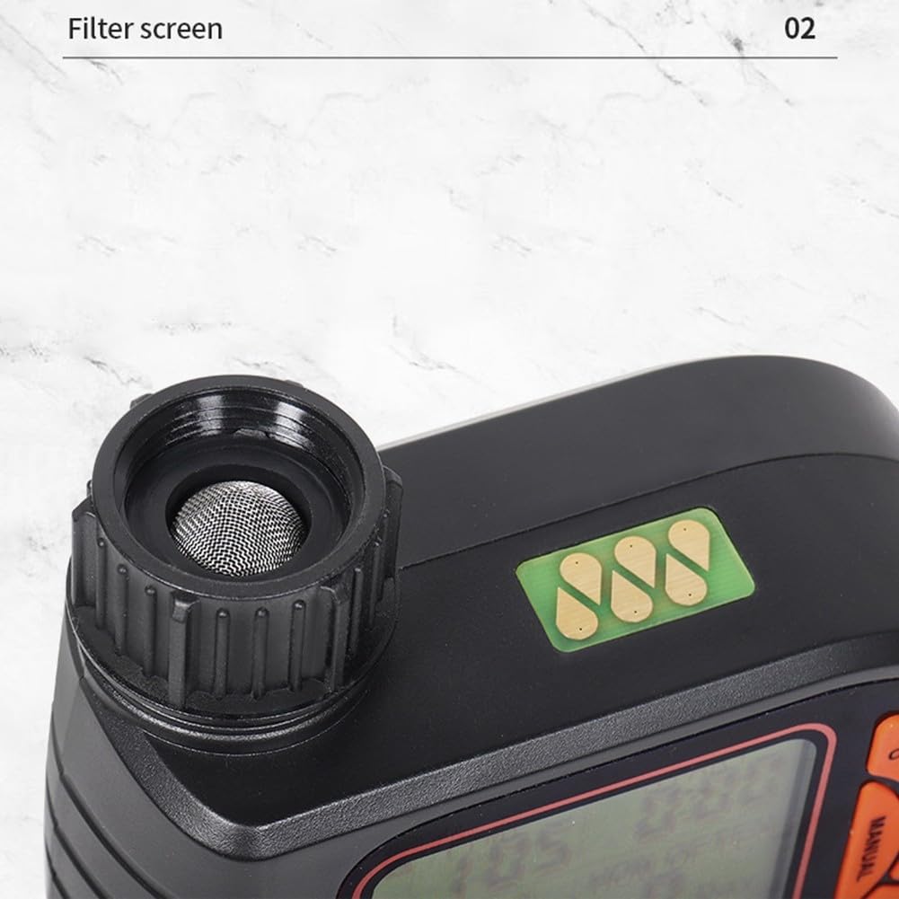 ZYWUOY Temporizador digital de agua con sensor de lluvia, controlador automático para riego de ahorro de agua